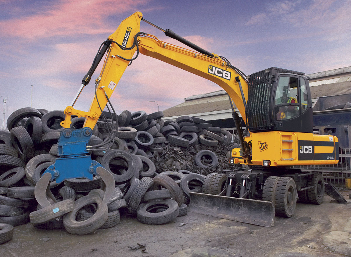 Колесный экскаватор JCB JS 160W